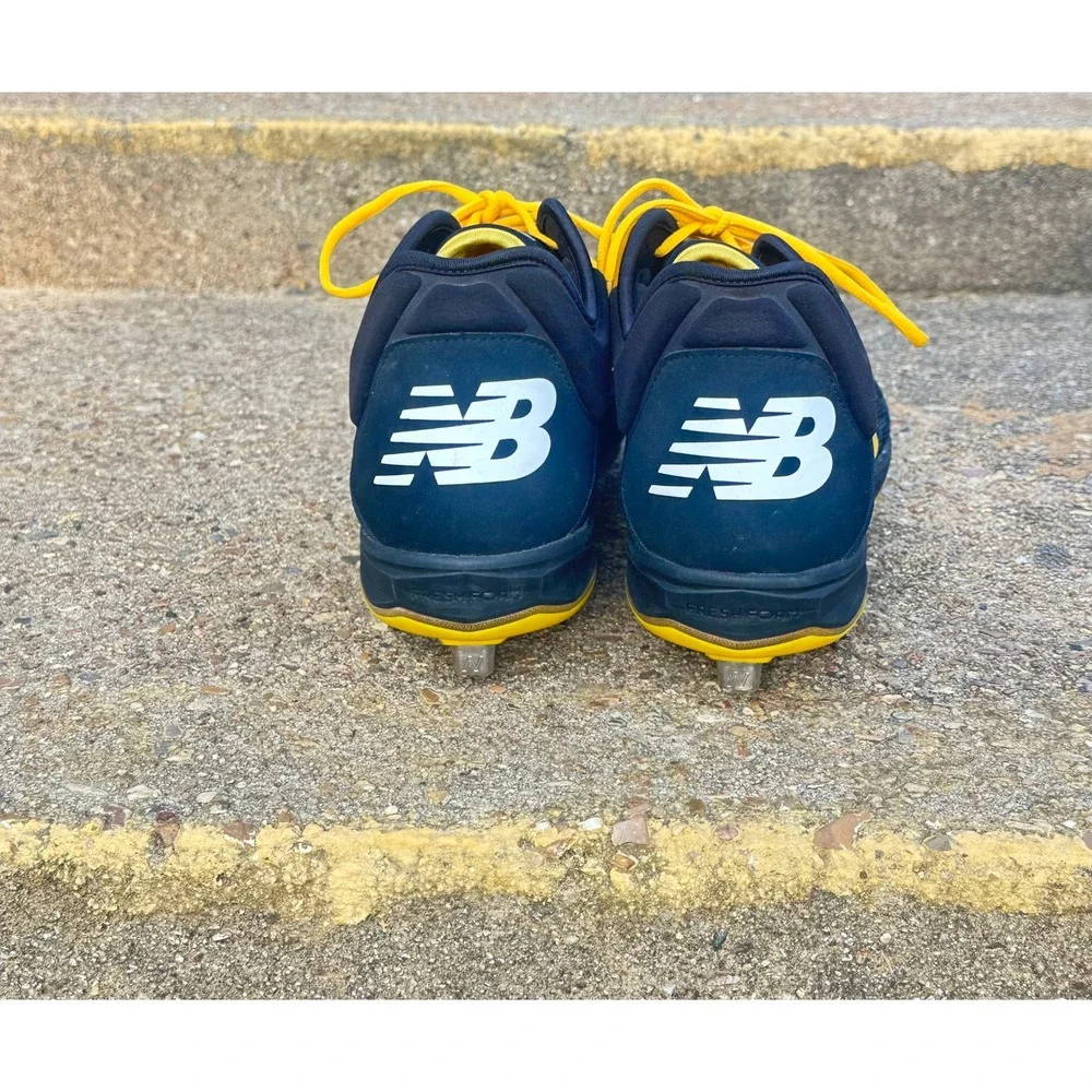 New Balance L3000BY4 Mens Baseball Cleats Black Yellow Size 17 2E‎